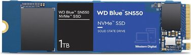 SSD накопичувач WD Blue SN550 1 TB NVMe M.2 - висока швидкість, внутрішній