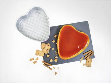 Форма для випічки Zenker Herzspringform серцем, рожева, з антипригарним покриттям, 1 шт.