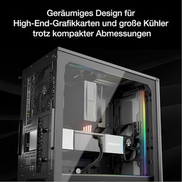 be quiet! Pure Base 501 DX Black - корпус ПК з 3 вентиляторами Pure Wings 3 140mm PWM, RGB підсвічування