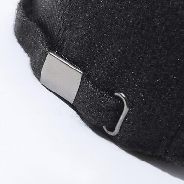 Кепка бейсболка чоловіча YAMEE зимова з відкидним навушником, тепла шапка-кепка на осінь/зиму, універсальний розмір (2245/Сірий)