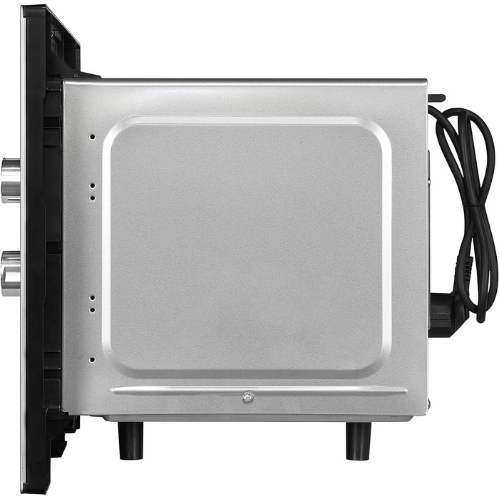 Вбудована мікрохвильова піч Exquisit EMW20-DG-020 Inox: 800 Вт, 1000 Вт гриль, 8 програм, діаметр підноса 27 см, нержавіюча сталь