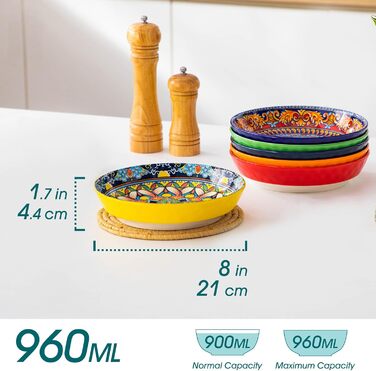 Набір посуду Porzellan Vancasso 18-частинний (6 осіб), Boho стиль, серія KRVI