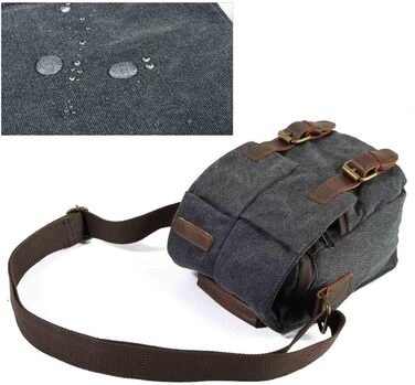 Чохол для камери Neuleben: водонепроникний, з канвасу, унісекс для DSLR (Дunkelgrau)