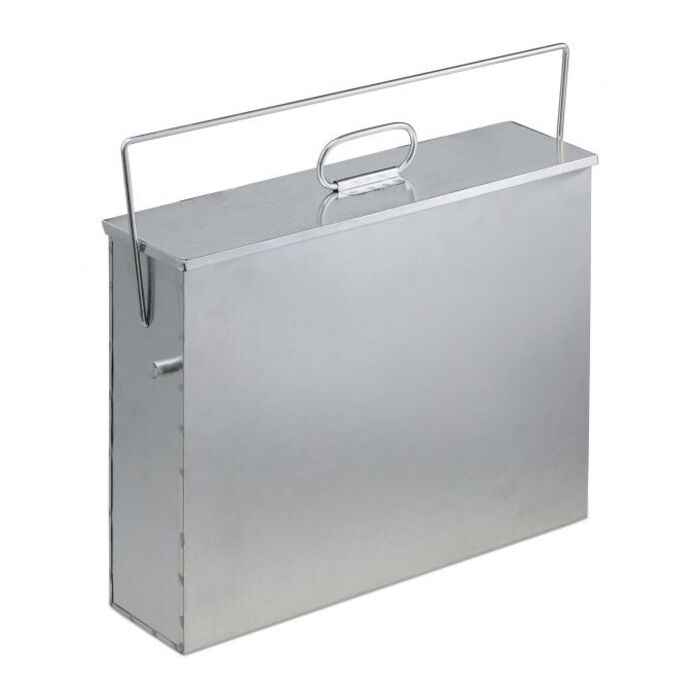 Relaxdays Ash Bucket Rectangular with Lid