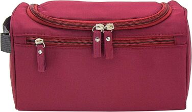 Косметичка для подорожей Kulturbeutel: універсальна косметичка для чоловіків та жінок, підвісна валізка для дрібниць (темно-червона)