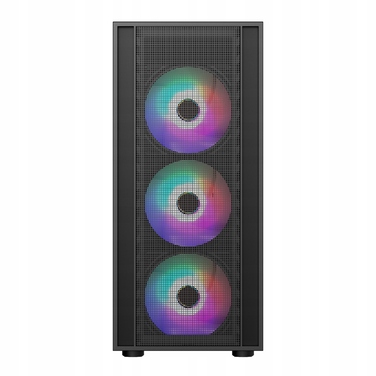 Корпус Midi Tower ROCC01, 4x ARGB вентилятори + контролер, чорний