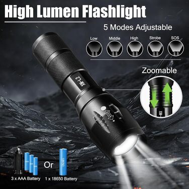 Набір інструментів RoverTac: подарунок для тата, 12-в-1 мультитул, молоток, ліхтарик, універсальний ніж у подарунковій коробці