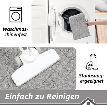 Килимки на сходи BEQHAUSE антиковзні, 22x70 см, сірі (15 шт.) - для дітей, літніх людей, домашніх тварин, машинне прання