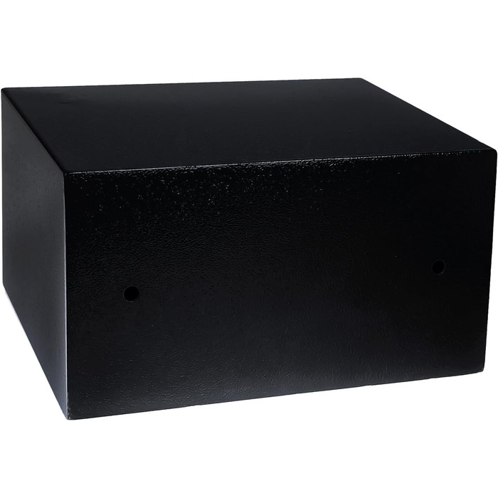 Сейф для меблів HMF 49200-11 з ключем | Сейф для дому (31 x 17 x 19 см, Чорний)