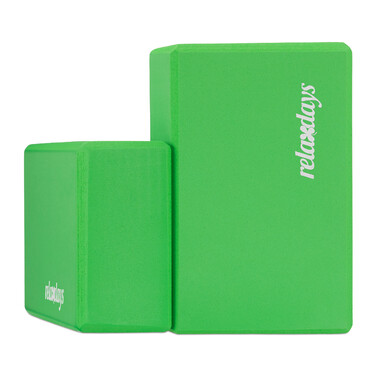 Relaxdays Yoga Block Set of 2