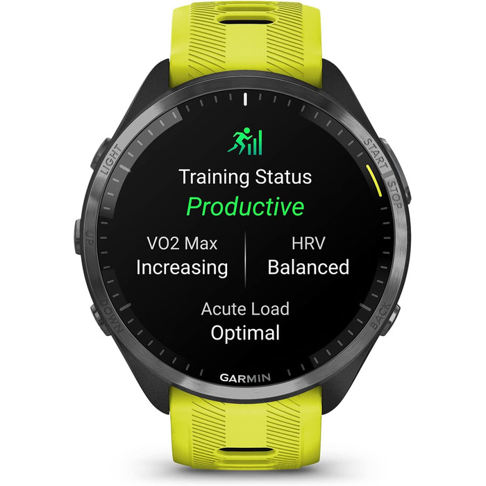 Розумний годинник Garmin Forerunner 965 для бігу, з кольоровим AMOLED-дисплеєм, вимірюванням тренувань та відновлення, кольори: білий та сірий