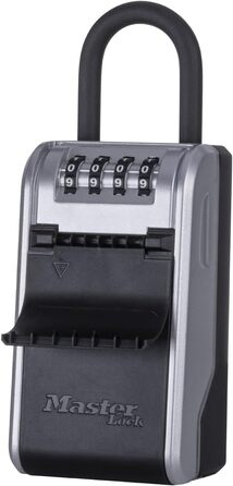 Master Lock Wall Mounted Outdoor Key Safe - XL with Shackle