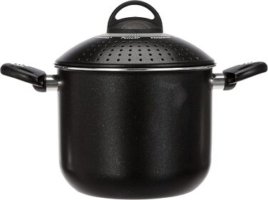 Каструля Pensofal Biostone Pastasì 5 л, 20 см, чорна, антипригарна