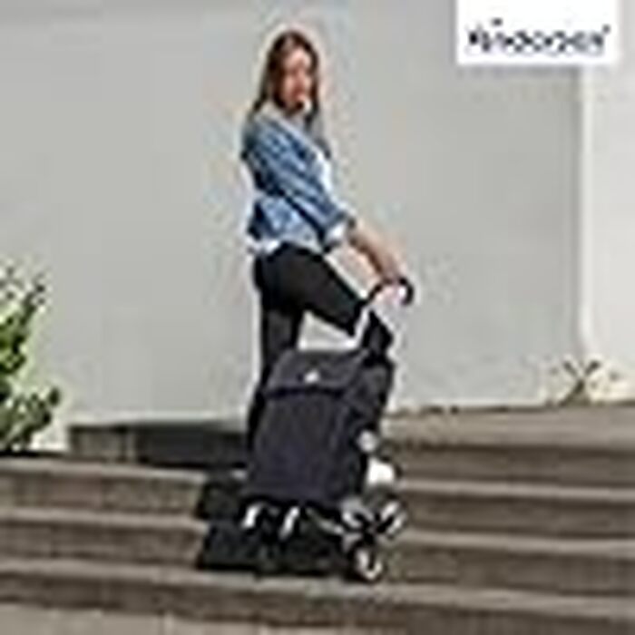 Сумка-шопер на колесах для сходів ANDERSEN Scala Shopper Hera, чорна