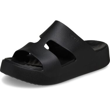 Crocs Getaway Platform H-Strap: жіночі сандалі на платформі, чорні (39/40 EU)