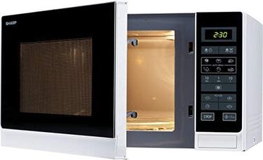 Мікрохвильова піч Sharp R342WW Solo 25 л, 900 Вт, біла