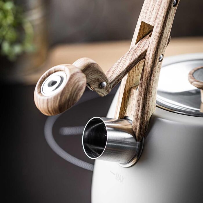 Чайник зі сталі 2.5L Induktion (Крем)