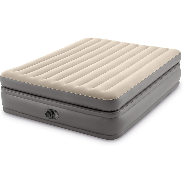 Надувний матрац Intex Queen Comfort Fiber-Tech RP 152x203x51 см (64164ND) - двоспальний, високий