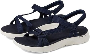Сандалі жіночі Skechers Go Walk Flex (42 EU, широкі, блакитні) - зручне взуття для прогулянок