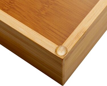 Органайзер для столових приборів Gräwe з бамбука для кухонних шухляд, змінний, розсувний 28.5-40.5 см, дерев'яний вигляд