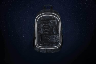 Шкільний рюкзак Baagl для хлопчика (3 шт.): рюкзак, пенал, сумка. Ергономічний, для початкової та середньої школи. З нагрудним ременем (Technic)