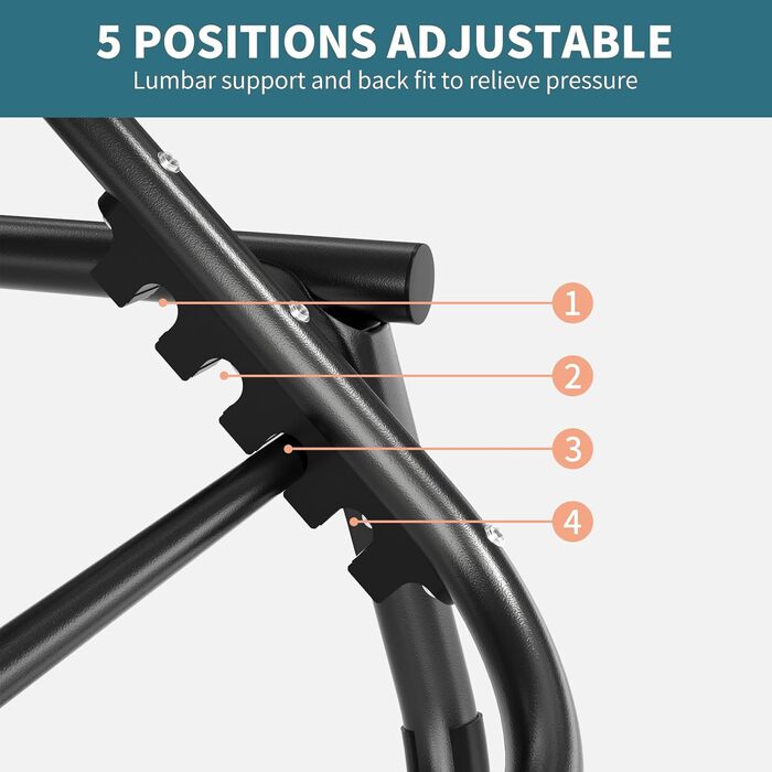 Розкладне ліжко ZIKEBTUY для кемпінгу та відпочинку: міцна конструкція, 200 кг, 190x71x36 см, з матрацом, Oxford 1200D, для відпочинку на природі та вдома (сірий)