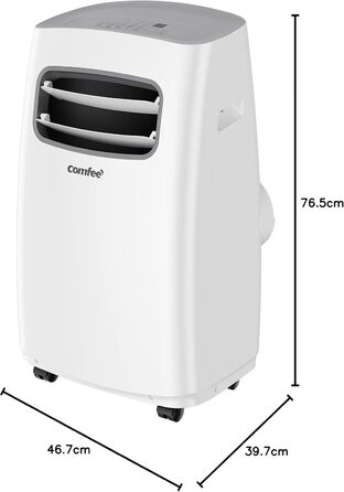 Мобільний кондиціонер Comfee Breezy Cool Pro 2.0, 7000 BTU, 2kW, охолодження, вентиляція, осушення, керування через додаток, для приміщень до 68 м³