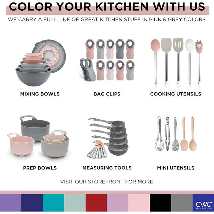 Набір кухольних мисок Cook With Color Nistschalen (8 шт.) з мірними склянками та ситами, м'ятний колір
