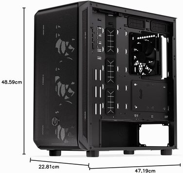 Корпус для ПК Endorfy Arx 700 Air ATX зі скляною бічною панеллю