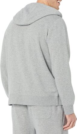 Чоловічий худі Amazon Essentials з м'якого французького трикотажу з блискавкою та зручним кроєм (XL, сірий меланж)