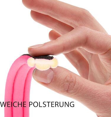 Нашийник для собак Ferplast ERGOFLUO C15/42 з м'якою підкладкою та мікрорегулюванням, рожевий (43x51x25 мм)