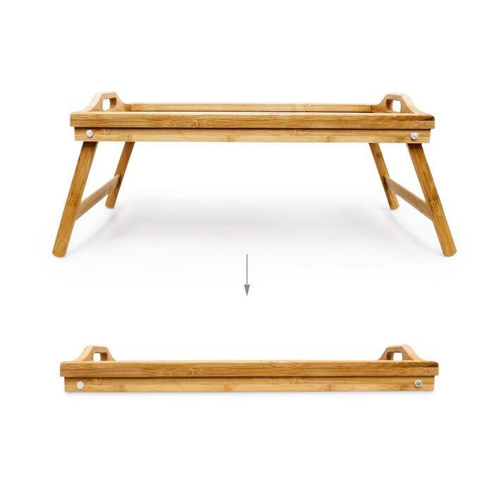 Relaxdays Bamboo Bed Table