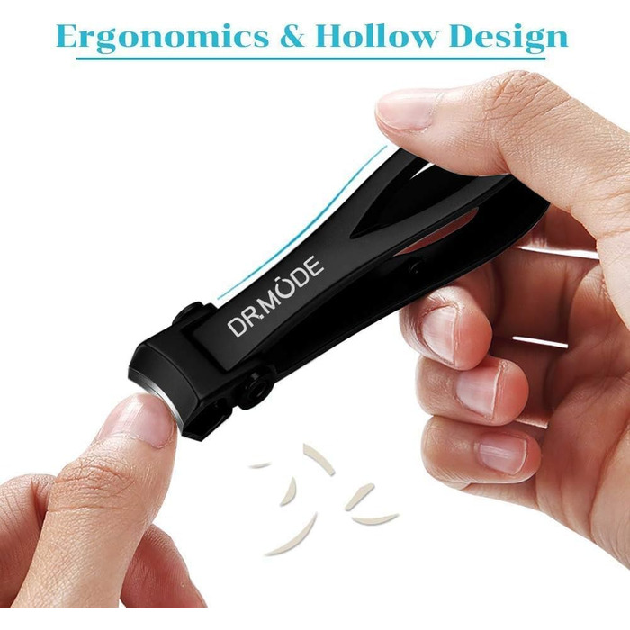 Набір для стрижки нігтів для літніх людей DRMODE з широким захватом, професійний, з нержавіючої сталі, для товстих нігтів