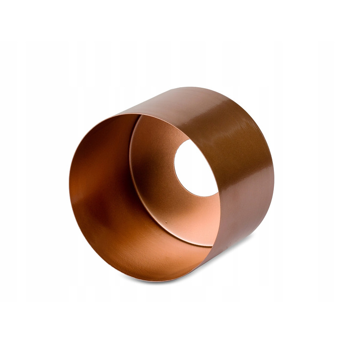 Стельна люстра в стилі лофт, мідна, на 3 цоколі E27