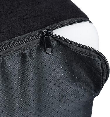 Сходинки для тварин Relaxdays 3 сходинки, для собак та котів, 33 x 36,5 x 52 см, м'які, для ліжка, дивану (Чорний)