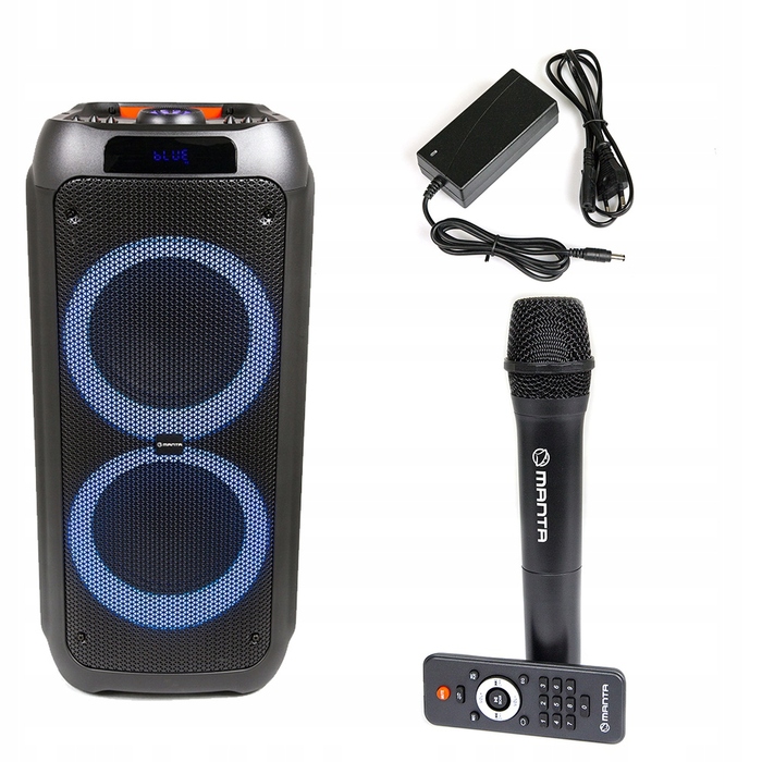 Портативна Bluetooth-колонка Manta SPK5310PRO 120 Вт, FM, TWS, з мікрофоном для караоке