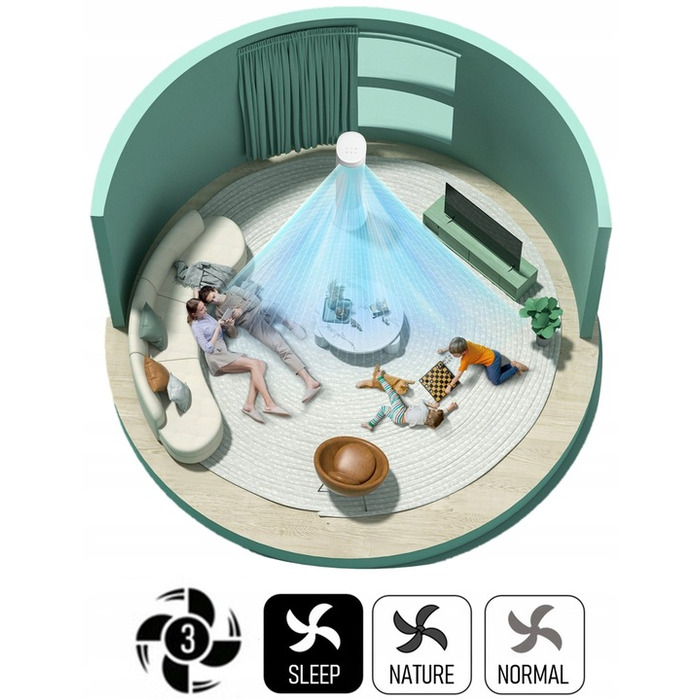 Колонний вентилятор Zilan TOWER FAN COOLER, білий