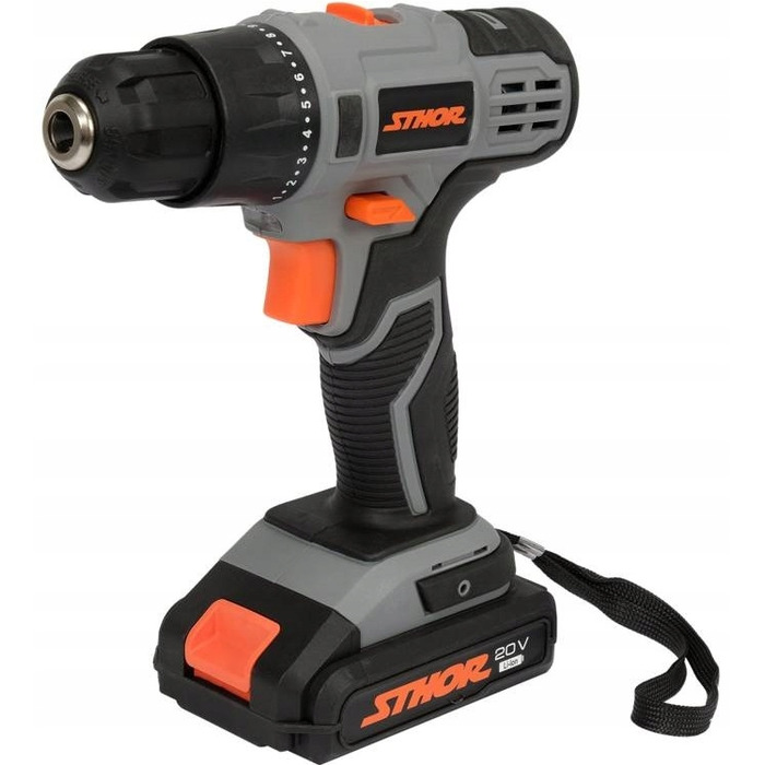Акумуляторний шуруповерт Sthor 20 V 78081