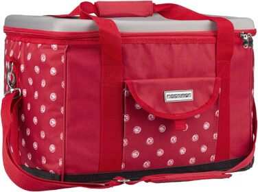 XL Cooler Bag 40 Liters - Insulated Bag Cooler Box Picnic Bag Color Choice (XL red and white polka dot PROMO)