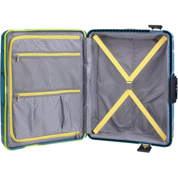 Чемодан CarryOn Steward Hartschalen Mittelgroßer 65см з TSA замком, середній, синій (XL)