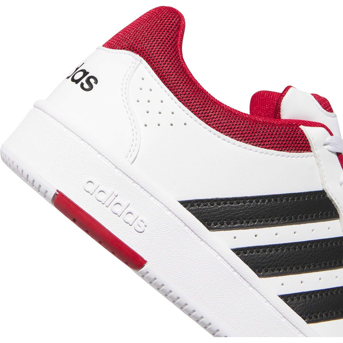 Кросівки Adidas Hoops Classic Unisex (48 EU, Білий, Червоний, Чорний)