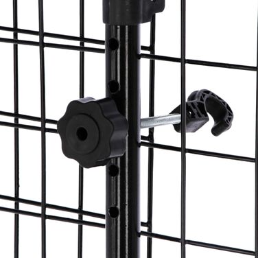 Сітка для собак у машину, 30 см заввишки - регульована 85-140 см - захисний бар'єр для собаки та багажу - міцна металева конструкція - легка установка без інструментів