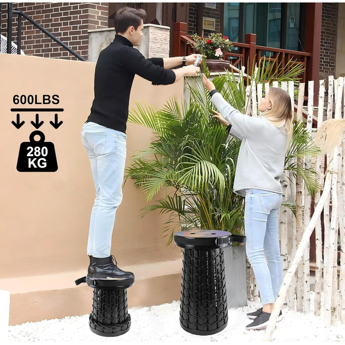 Складний туристичний стільчик Alevmoom - легкий, компактний, 600lbs, для кемпінгу, риболовлі, BBQ, кухні