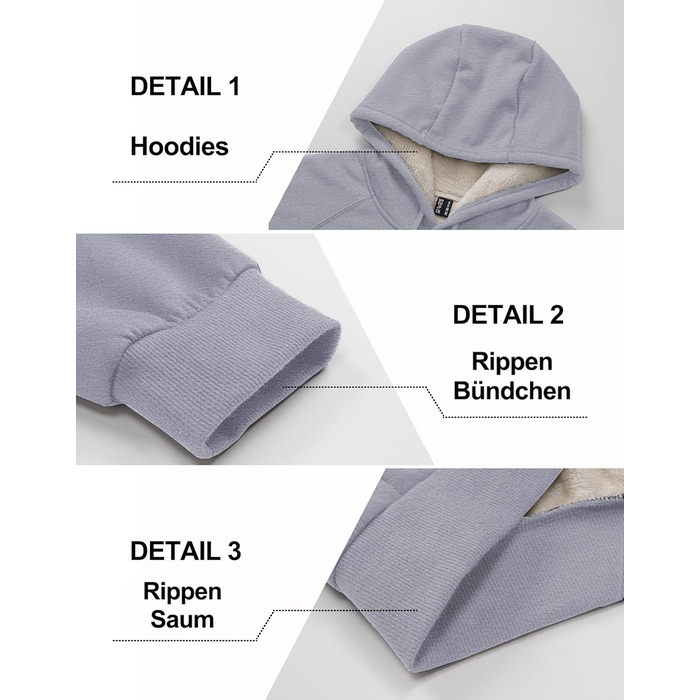 Світшот Cavva Hoodie для чоловіків з капюшоном: флісова підкладка, вітро- та водовідштовхуючий, бавовна, теплий, армійного кольору (світло-сірий, XXL)