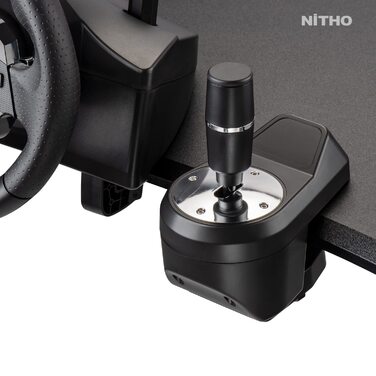 NITHO Drive Pro ONE: Ігровий кермо NITHO з педалями та перемикачем передач для PS4, PC, Xbox One, Xbox Series X|S та Switch. 270 градусів, Zero Dead Zone.