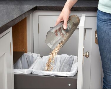 Ручний бездротовий пилосос BLACK+DECKER Dustbuster 3.6V, NVC115JL-QW, білий (kobaldblau)