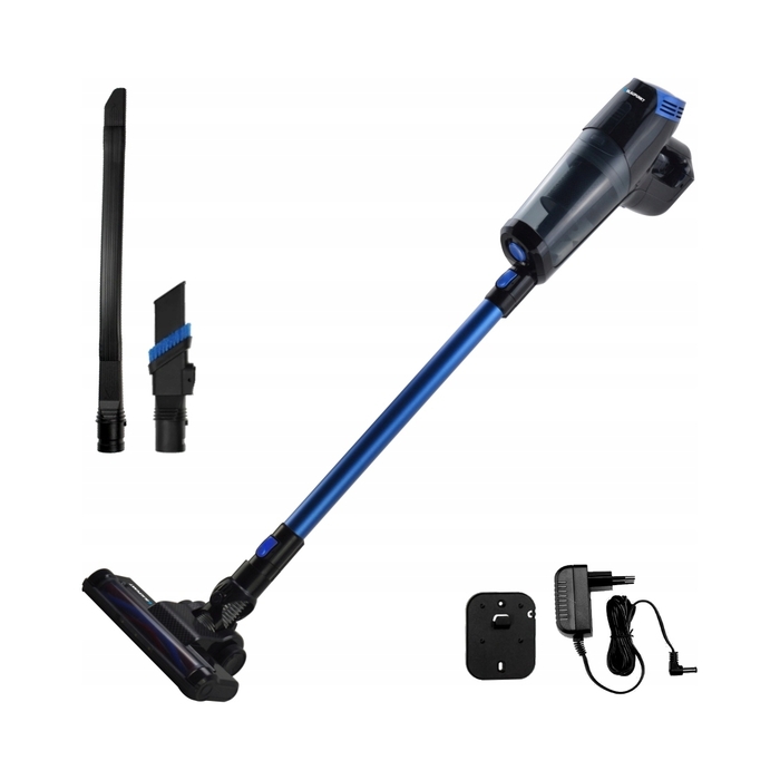 Вертикальний пилотяг Blaupunkt VCH602BL, 0,7 л, 22,2 В, 135 Вт, LED-підсвітка