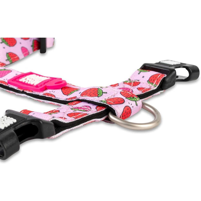 Нашийник для собак Ax & Olly H-For Ultrabequees з неопрену, середнього розміру, з підкладкою, безпечний та ультралегкий, для комфорту вашого вірного друга (XS, Strawberry Dream)