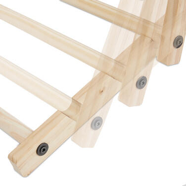 Relaxdays Folding Wooden Lounge Chair