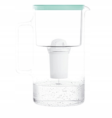 Скляний фільтраційний глечик Wessper D2 BOROSILICATE FF 3л, м'ятний + фільтр